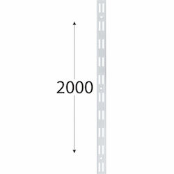 Doppeltes Regal 2000mm Weiß