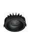 Led Cob 10w Cct Rotund Negru Optonica Bridgelux