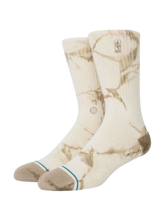 Stance Nba Logoman Dye Sports Socks Beige 1 Pair
