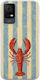 Handyhülle Salt & Stripe Collection Catch TCL 406 Flexible Tpu Transparente Silikon