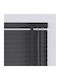 BetterHome 805221 Wooden Shading Blind In Black Colour W160xH80cm