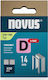 Staples D53f/d 11.3x14mm 600pcs Novus