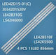 Jvc 40" Set 4pcs Led Bar Led42d15-01