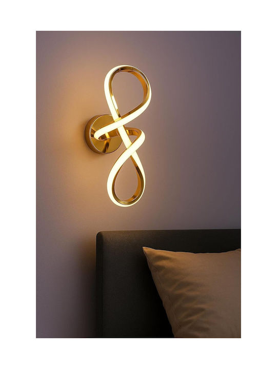 Jiju Lampă de perete cu LED integrat Auriu