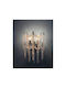 Jiju Lampă de Perete Modernă cu Dulie E14 33x15x21cm