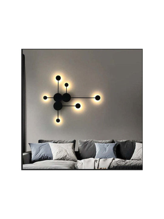 Jiju Tablou Modern cu LED Integrat Negru