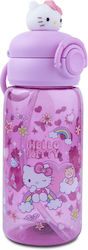 Colorino Детска Бутилка За Вода Hello Kitty Лилава 600ml Colorino Детска Бутилка За Вода Hello Kitty Лилава 600ml