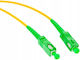 Lanberg Optical Fiber Cable SC/APC-SC/APC 5m Yellow