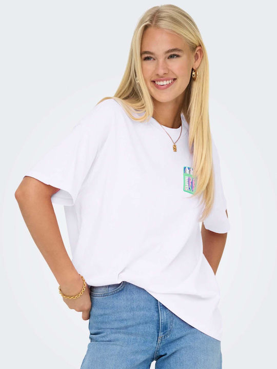 Only Women's White Blouse
