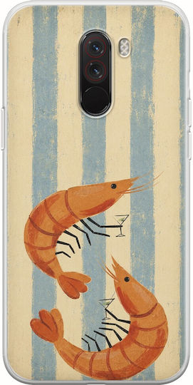 Salt & Stripe Collection Tide Xiaomi Pocophone F1 Flexible TPU Transparent Silicone Case