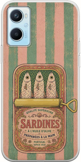 Θήκη Salt & Stripe Collection Tin Oppo A96 4g Flexible Tpu Διάφανη Σιλικόνη