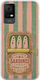 Salt & Stripe Collection Tin Tcl 408 Flexible TPU Transparent Silicone Case