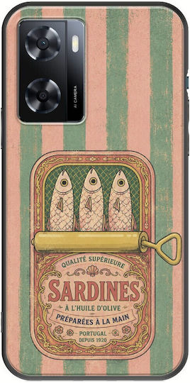 Калъф Salt & Stripe Collection Tin Oppo A57s Черен TPU Силикон