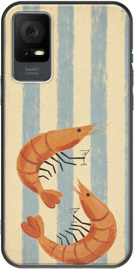 Husă Salt & Stripe Collection Tide TCL 406 Neagră TPU Silicon