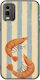 Husă Salt & Stripe Collection Tide Nokia C32 Black TPU Siliconă Neagră