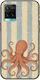 Handyhülle Salt & Stripe Collection Drift Vivo Y21s Schwarze Silikon