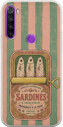 Handyhülle Salt & Stripe Collection Tin Xiaomi Redmi Note 8 2021 Flexible Tpu Transparente Silikon