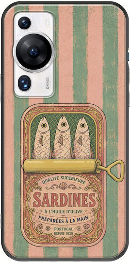 Θήκη Salt & Stripe Collection Tin Huawei P60 Black Tpu Μαύρη Σιλικόνη
