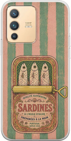 Θήκη Salt & Stripe Collection Tin Vivo V23 5g Flexible Tpu Διάφανη Σιλικόνη