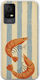 Husă Salt & Stripe Collection Tide TCL 406 Flexibil TPU Silicon Transparent