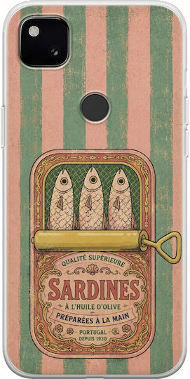 Handyhülle Salt & Stripe Collection Tin Google Pixel 4a 4g Flexible Tpu Transparente Silikon