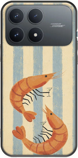Salt & Stripe Collection Tide Case Xiaomi Poco F8 Pro 5g Black TPU Black Silicone