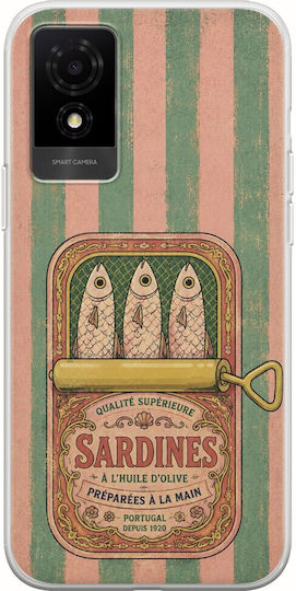 Θήκη Salt & Stripe Collection Tin Tcl 501 Flexible Tpu Διάφανη Σιλικόνη