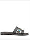 Women's Flat Sandals Black VENUS-61151 Black
