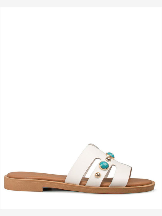 Women's Flat Sandals White VENUS-61151 White