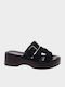 Women's Flat Sandals Black