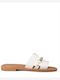 Women's Flat Sandals White