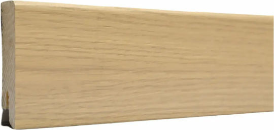 Decostar Wooden Floor Moulding 6008 6cm Oak White