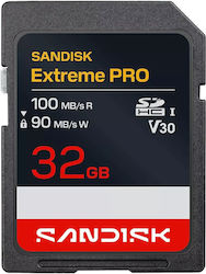 Sandisk Extreme Pro SDHC 32GB Geschwindigkeitsklasse 10 U3 Video-Geschwindigkeitsklasse V30 UHS-I Sandisk Extreme Pro SDHC 32GB Geschwindigkeitsklasse 10 U3 Video-Geschwindigkeitsklasse V30 UHS-I