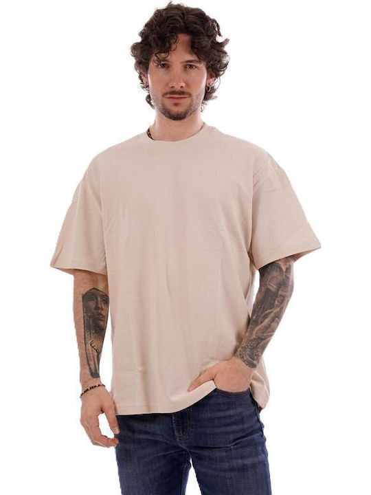 Gianni Lupo T-shirt Μπεζ
