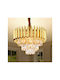 Lightplanet Verstellbare Deckenleuchte Gold mit Kristallen