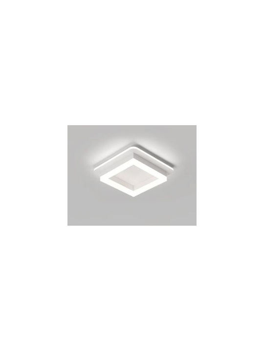 Jiju Plafonieră de Tavan Albă cu LED Integrat