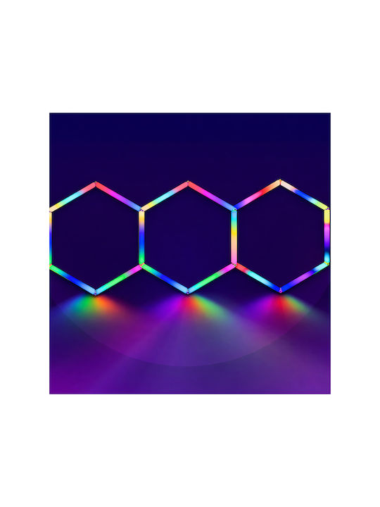 Lightplanet Dekoratives Tischlampen LED RGB Sechseck 3SechseckRGB