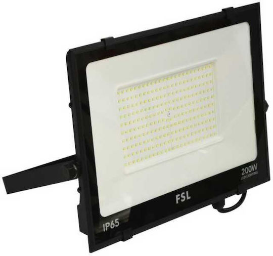 Jiju Proiector LED 200W Alb Rece 6500K