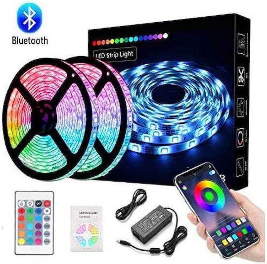 Smart LED Strip RGB Light 10m with Power Supply & Remote Control