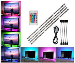 Ταινία LED 5V Τηλεόρασης RGB 4x50cm