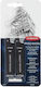 Derwent Professional Lead Refills Erasers Mechanical Pencil Hb/2b 0.7 Mm 30 Pcs Set Black