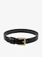 Leather Women's Black Belt