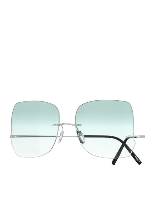 Silhouette Ochelari De Soare Argintii Cu Ramă Metalică Silhouette Ochelari De Soare Argintii Cu Ramă Metalică