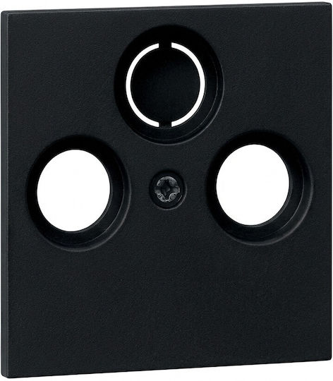 Gira 0869005 Cover Coaxial Antenna Socket System 55 Black Matte