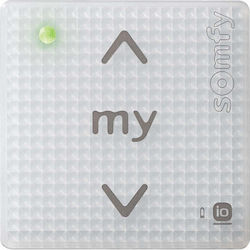 Somfy Smoove 1 In Io Pure Shine 1811093 1-καναλικός Ασύρματος Τοίχου Πομπός