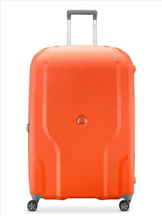 Delsey Großer Reise Koffer Orange Höhe 82.5cm