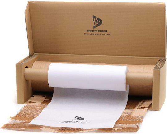 Double Kartonspender Set Kraft Waben Tissuepapier