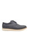 Leder Herren Freizeitschuhe Blau DR431 Blau