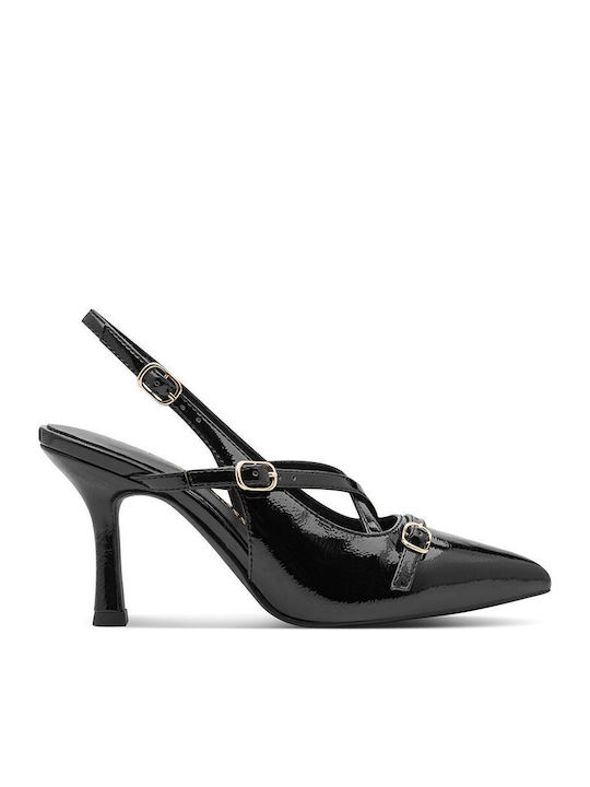 Marco Tozzi Spitze Zehen Pumps aus Lackleder mi...