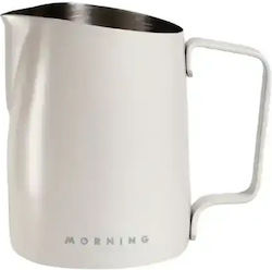 Milk Foam Pitcher Morning Dream Jug White